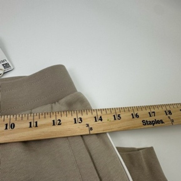 Adidas Kids Pants Size M Tan Joggers Sweatpants Cotton Blend Logo - Picture 5 of 11